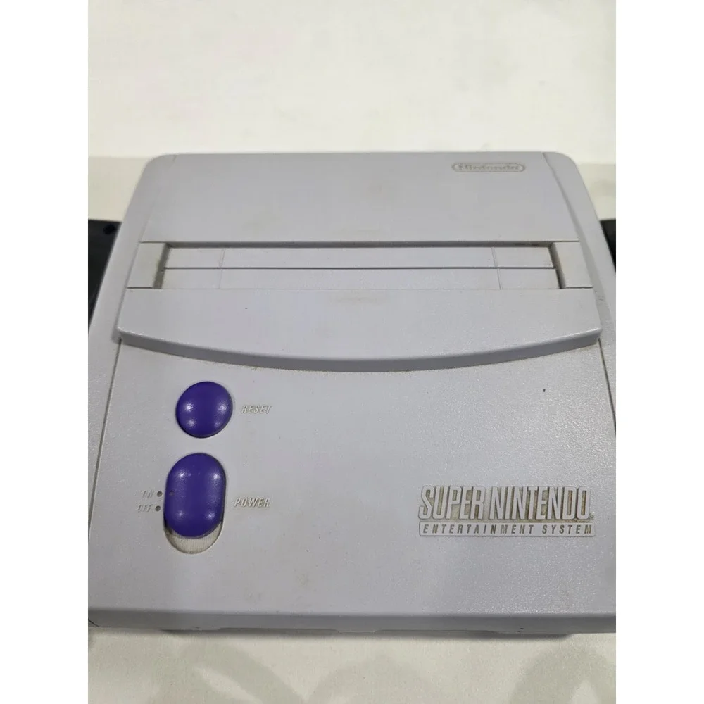 Super Nintendo Jr. Junior SNES Console -SNS-101 Model- Tested - With Controller